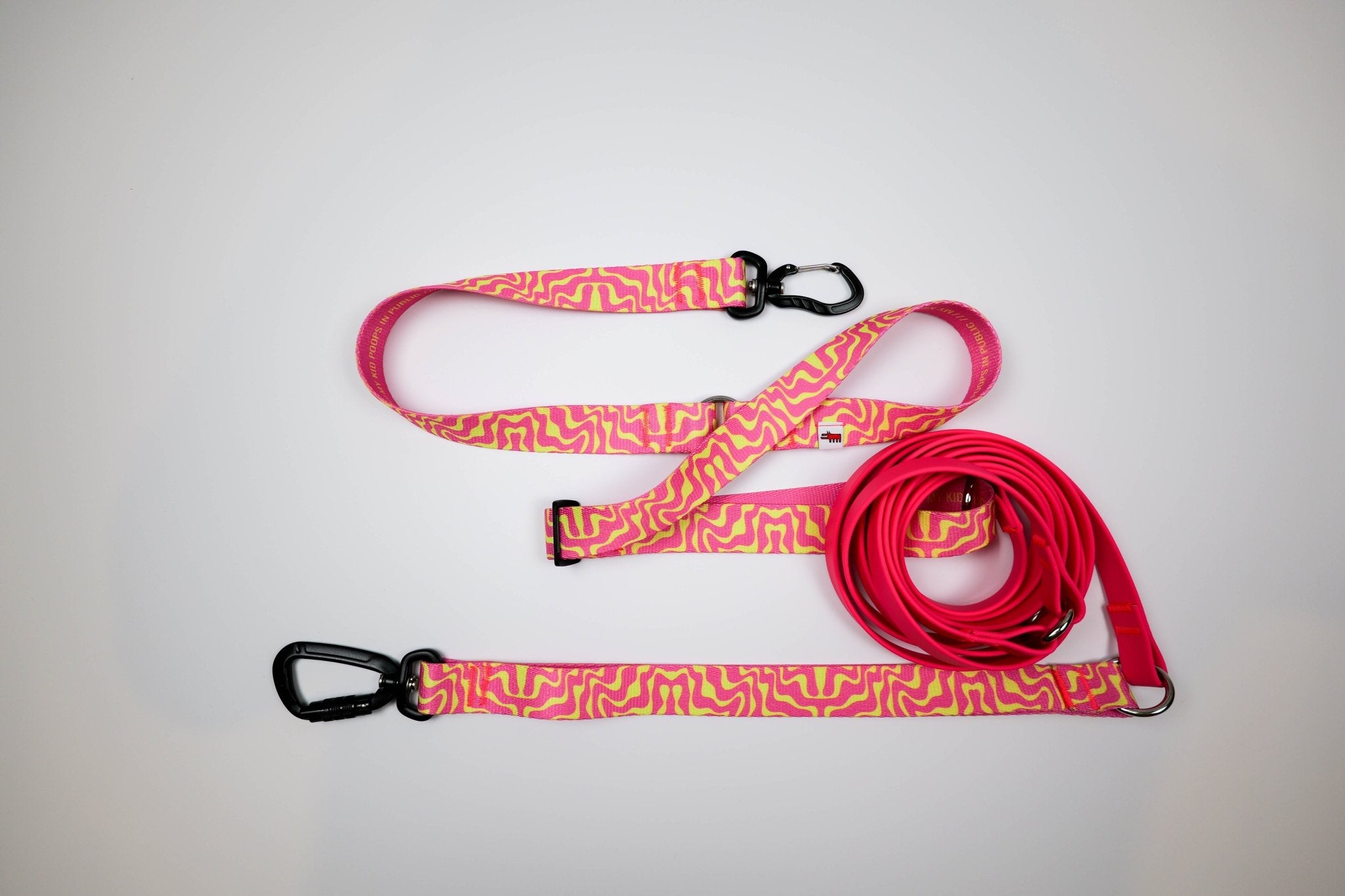 Hands - free Leash – Neon Pink - Taiga