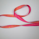 Patterned Leash – Neon Pink - Taiga