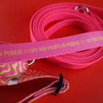Hands - free Leash – Neon Pink - Taiga