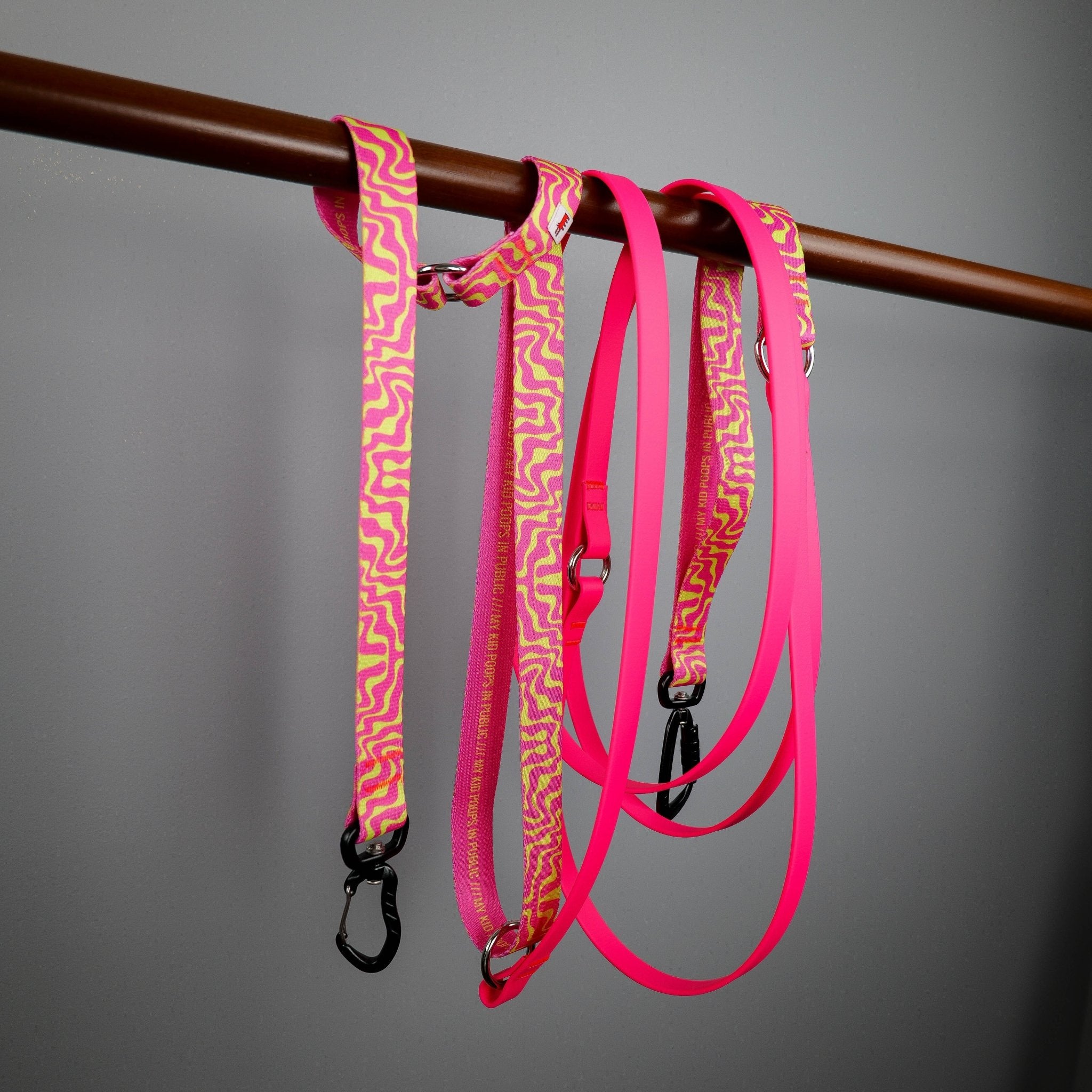 Hands - free Leash – Neon Pink - Taiga