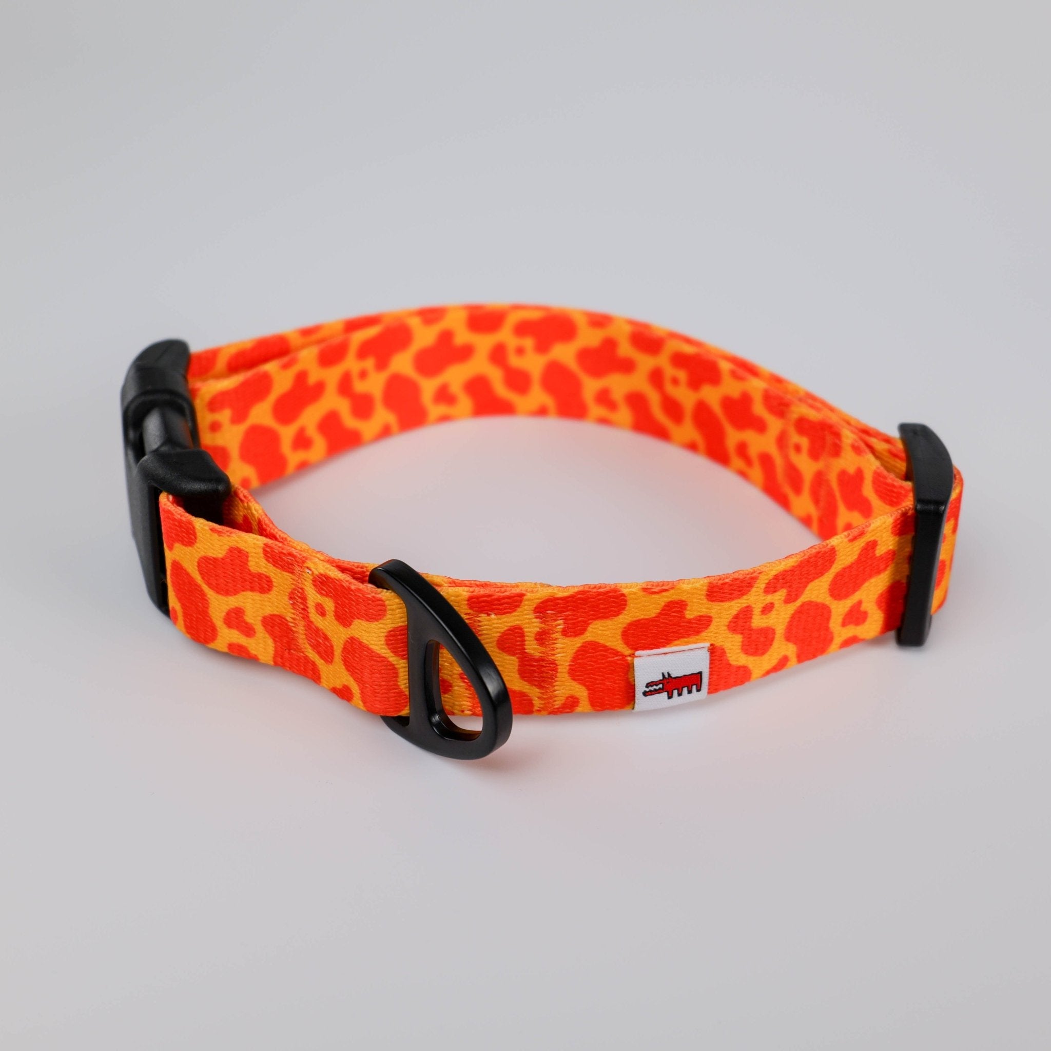 Patterned Collar – Neon Orange - Taiga