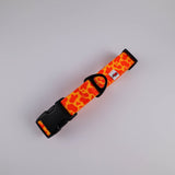 Patterned Collar – Neon Orange - Taiga