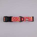 Patterned Collar – Neon Pink - Taiga