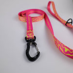 Patterned Leash – Neon Pink - Taiga