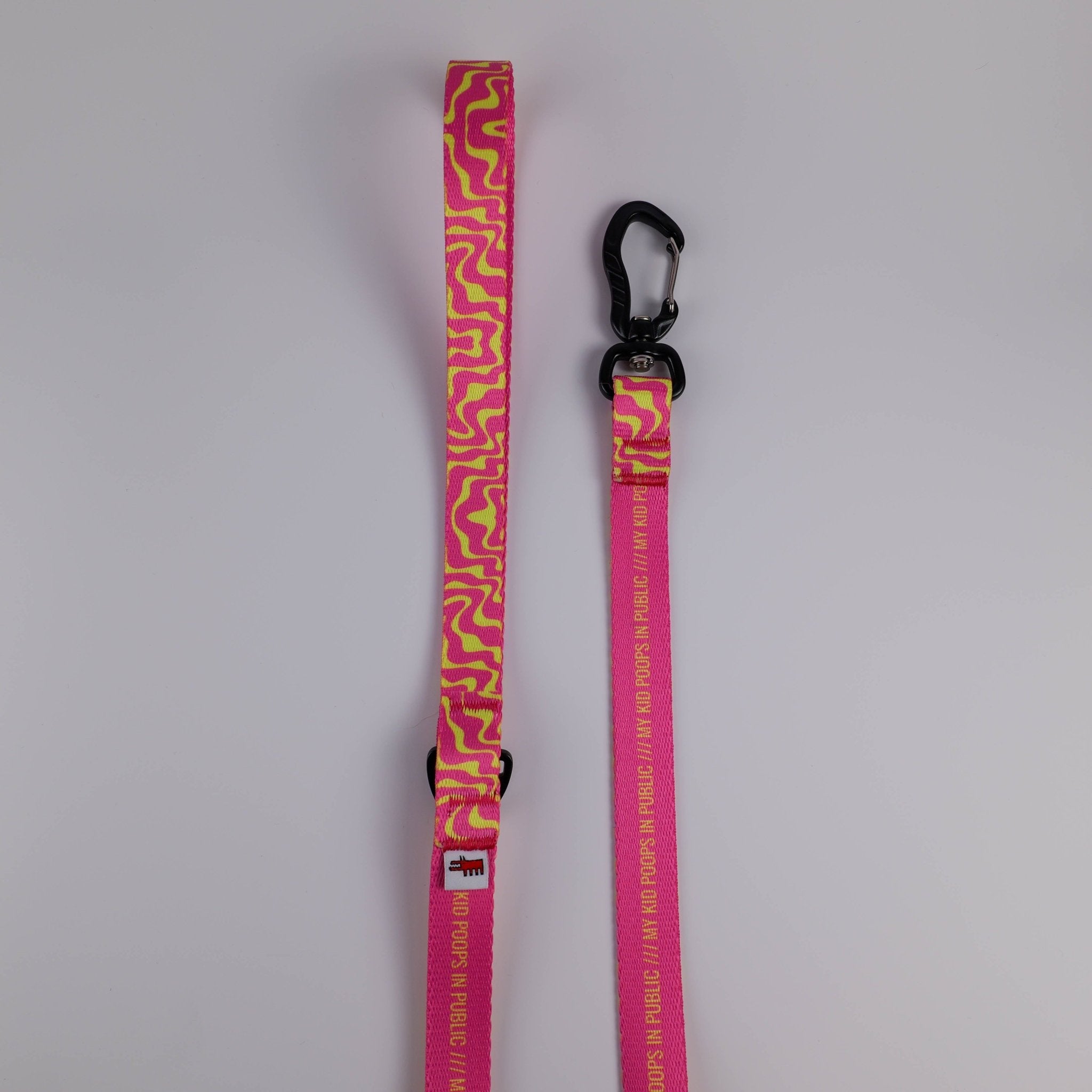 Patterned Leash – Neon Pink - Taiga