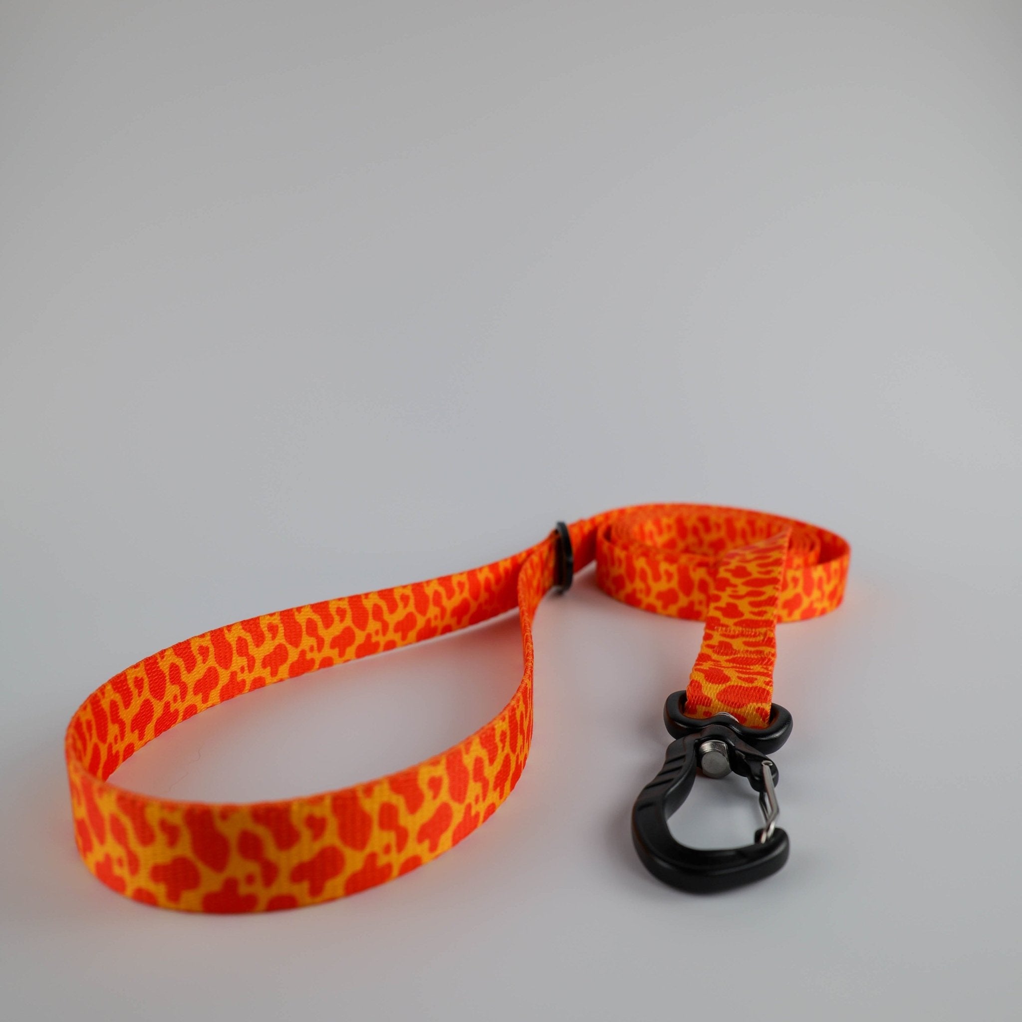 Patterned Leash – Neon Orange - Taiga