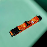 Patterned Collar – Neon Orange - Taiga