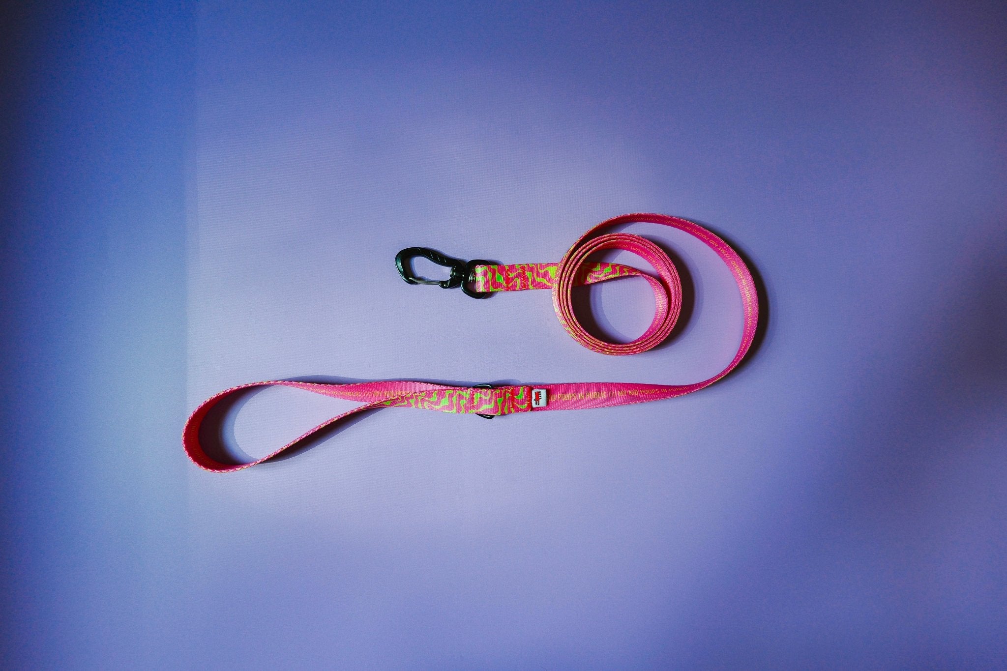 Patterned Leash – Neon Pink - Taiga