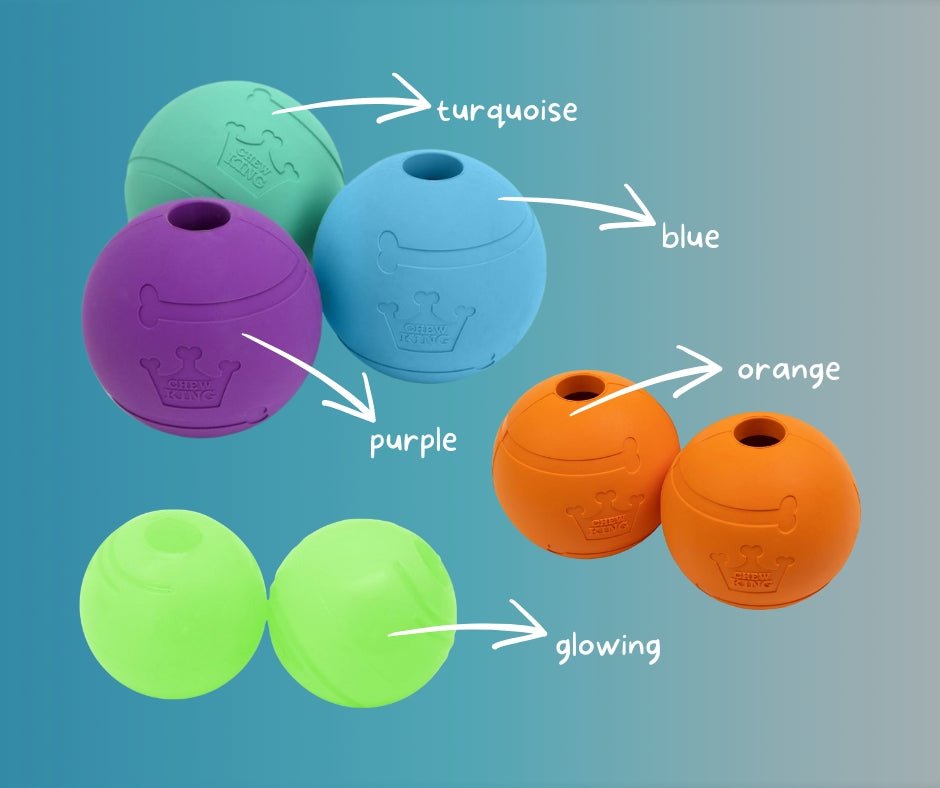 Chew King Fetch Ball Colors - Taiga