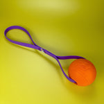 Orange Chew King Fetch Ball - Taiga